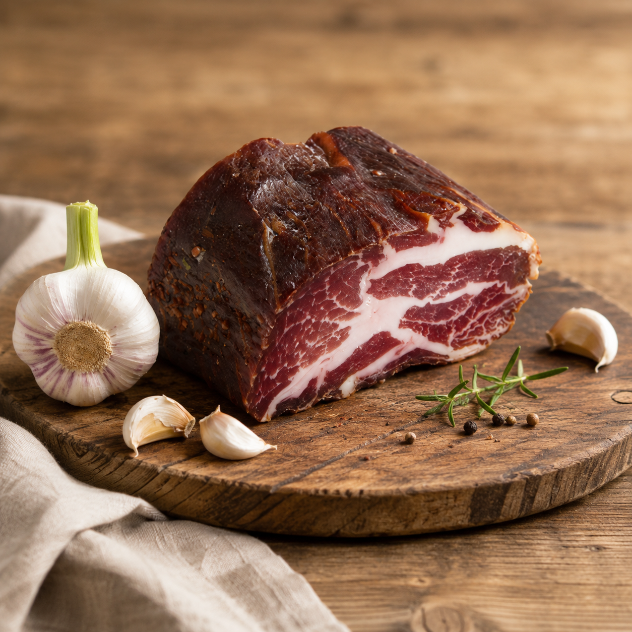 Knoblauchspeck